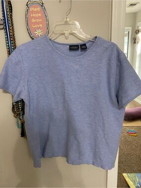 Like New Sonoma Cotton light blue crew neck tee